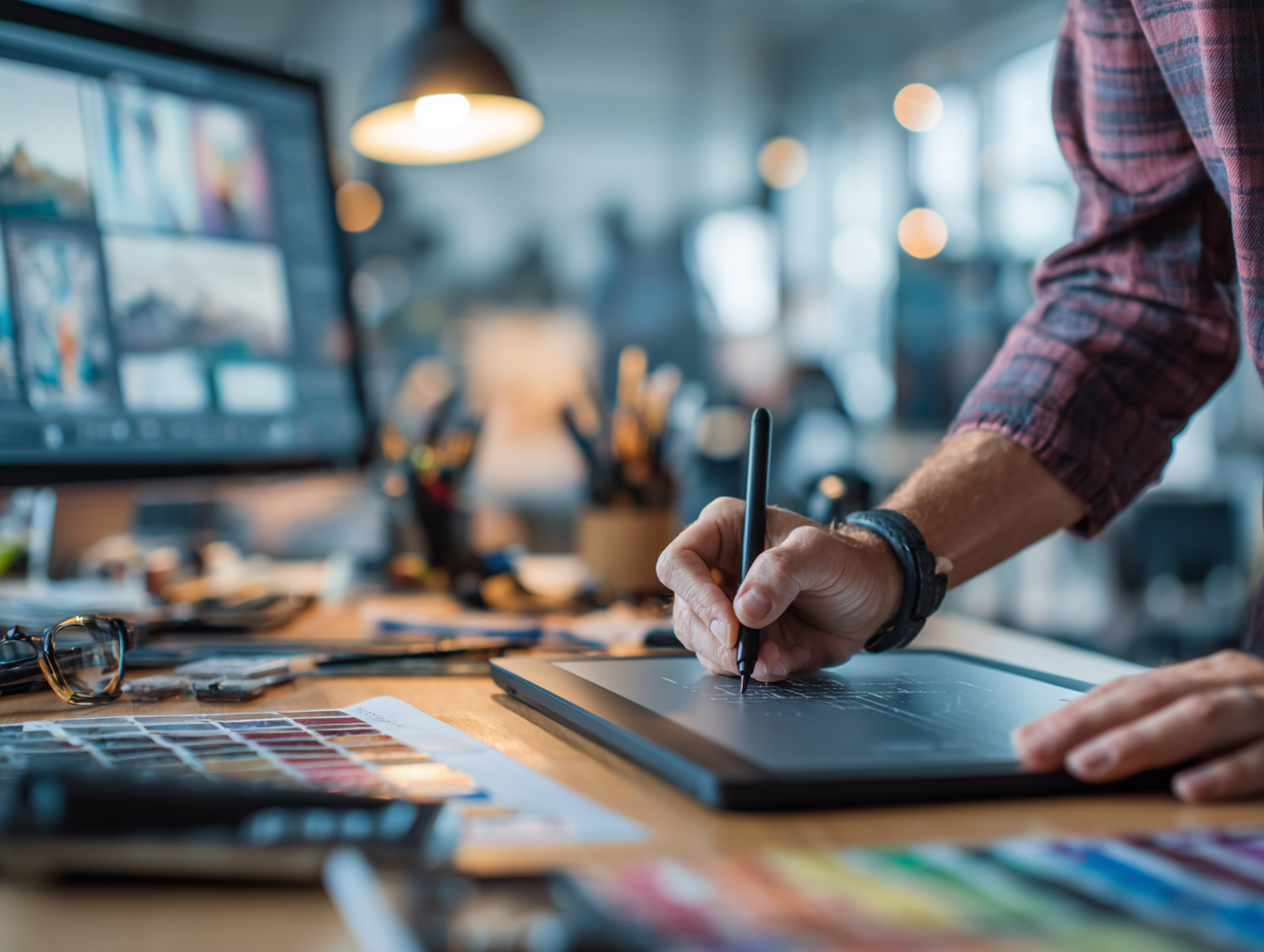 Secure mobile data illustration